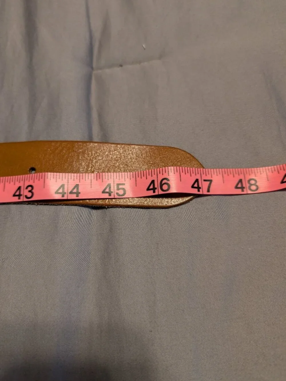 Valentina Vera Pelle Brown Leather Belt Made in Italy Size Large
